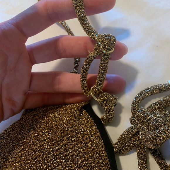 ASOS Gold Bikini Top NWT!! - Picture 5 of 8